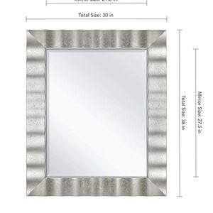 Elegant Silver Wall Mirror